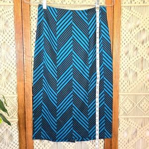 Halogen Printed Pencil Skirt